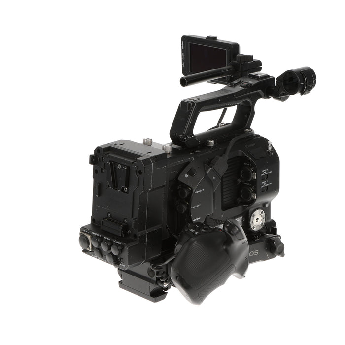 【中古品】SONY PXW-FS7 + XDCA-FS7 ＋ VCT-FS7 XDCAMメモリーカムコーダー(拡張ユニット/ライトウェイトロッドサポート付属)