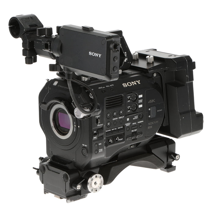【中古品】SONY PXW-FS7M2 + XDCA-FS7 ＋ VCT-FS7 XDCAMメモリーカムコーダー(ボディのみ)(拡張ユニット/ライトウェイトロッドサポート付属)