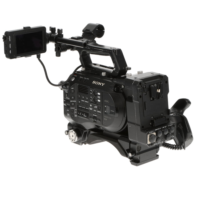 【中古品】SONY PXW-FS7M2 + XDCA-FS7 ＋ VCT-FS7 XDCAMメモリーカムコーダー(ボディのみ)(拡張ユニット/ライトウェイトロッドサポート付属)
