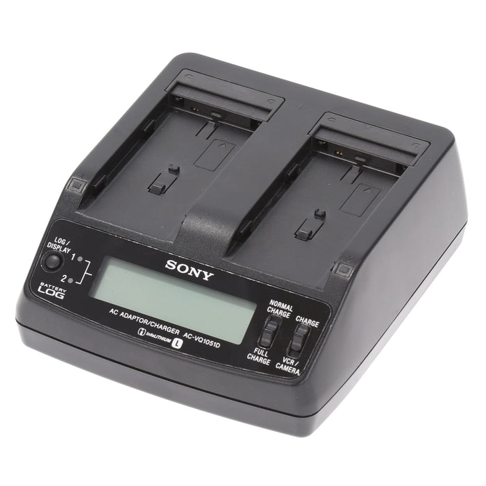 【中古品クリアランスセール】【中古品】SONY AC-VQ1051D ACアダプター/チャージャー(バッテリーパック2個付属)
