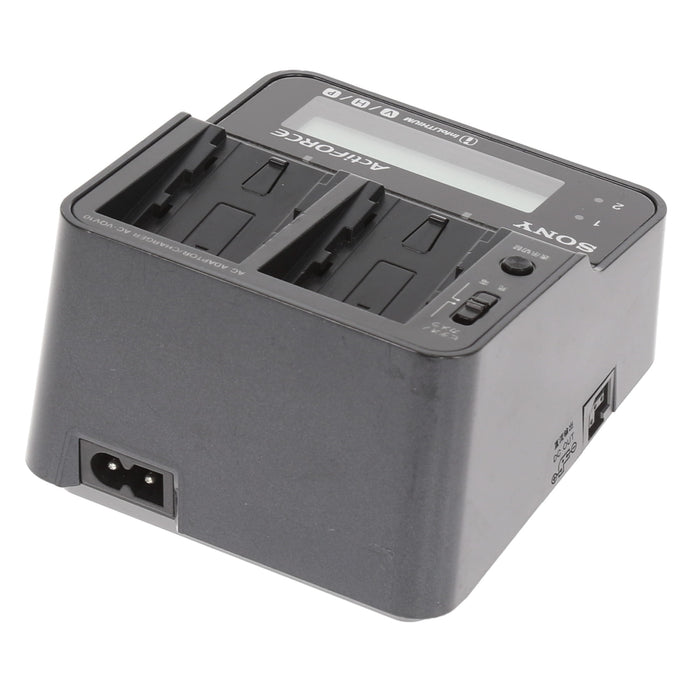 【中古品】SONY AC-VQV10 ACアダプター/チャージャー(バッテリーパック2個付属)