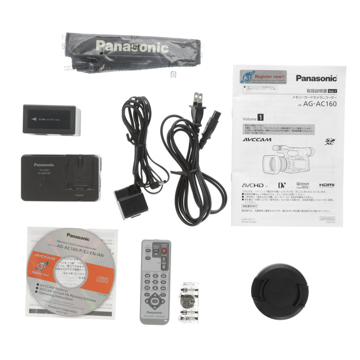 【中古品】Panasonic AG-AC160 メモリーカードカメラレコーダー