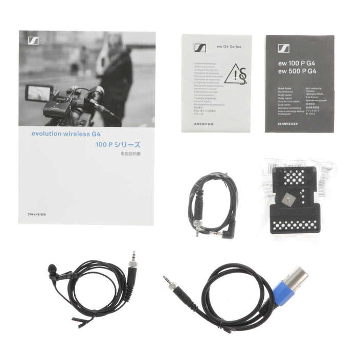 【中古品】SENNHEISER EW 112P G4-JB エボリューションワイヤレスシステム G4 100 Series ポータブルラベリアセット（ME 2-II付属）