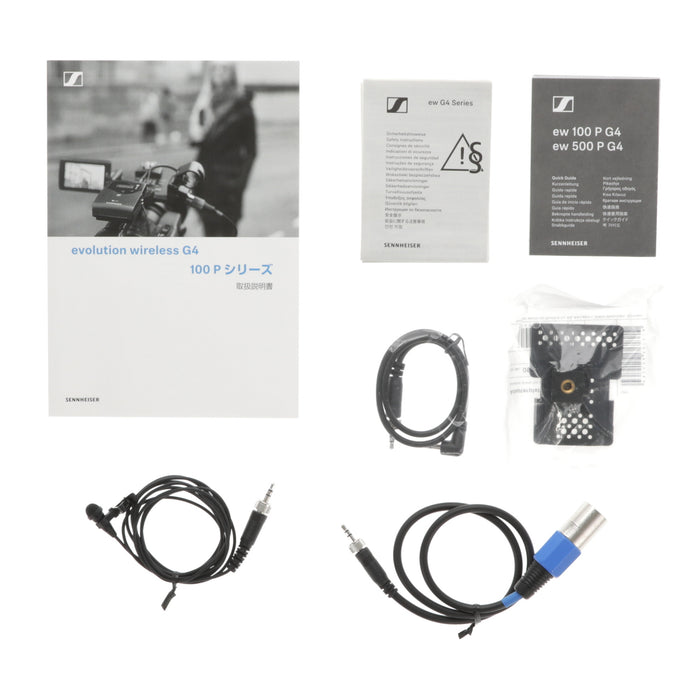 【中古品】SENNHEISER EW 112P G4-JB エボリューションワイヤレスシステム G4 100 Series ポータブルラベリアセット（ME 2-II付属）