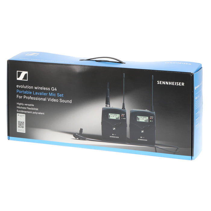 【中古品】SENNHEISER EW 112P G4-JB エボリューションワイヤレスシステム G4 100 Series ポータブルラベリアセット（ME 2-II付属）