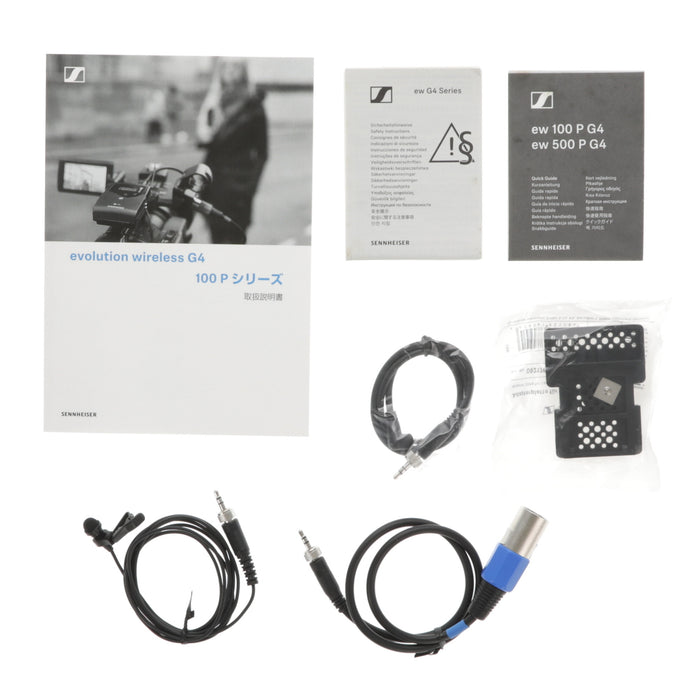 【中古品】SENNHEISER EW 112P G4-JB エボリューションワイヤレスシステム G4 100 Series ポータブルラベリアセット（ME 2-II付属）