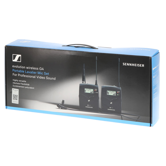 【中古品】SENNHEISER EW 112P G4-JB エボリューションワイヤレスシステム G4 100 Series ポータブルラベリアセット（ME 2-II付属）
