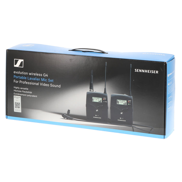 【中古品】SENNHEISER EW 112P G4-JB エボリューションワイヤレスシステム G4 100 Series ポータブルラベリアセット（ME 2-II付属）