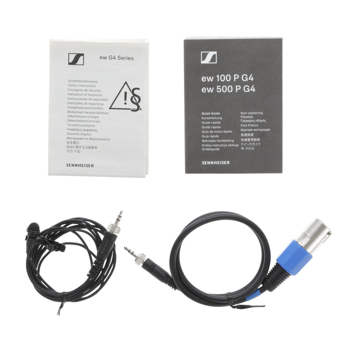 【中古品】SENNHEISER EW 112P G4-JB エボリューションワイヤレスシステム G4 100 Series ポータブルラベリアセット（ME 2-II付属）