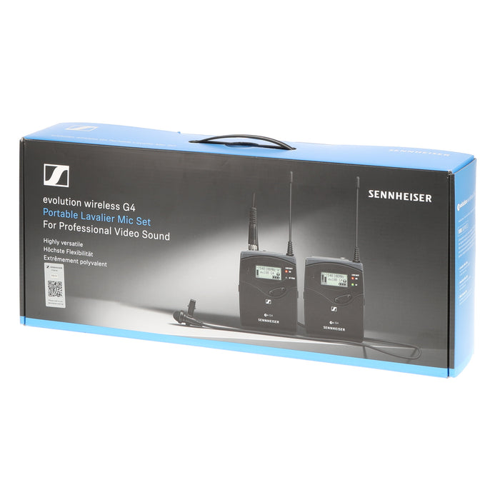 【中古品】SENNHEISER EW 112P G4-JB エボリューションワイヤレスシステム G4 100 Series ポータブルラベリアセット（ME 2-II付属）