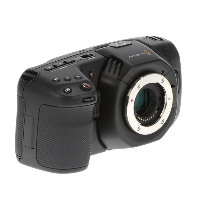 【中古品】BlackmagicDesign CINECAMPOCHDMFT4K Blackmagic Pocket Cinema Camera 4K(ジャンク品)
