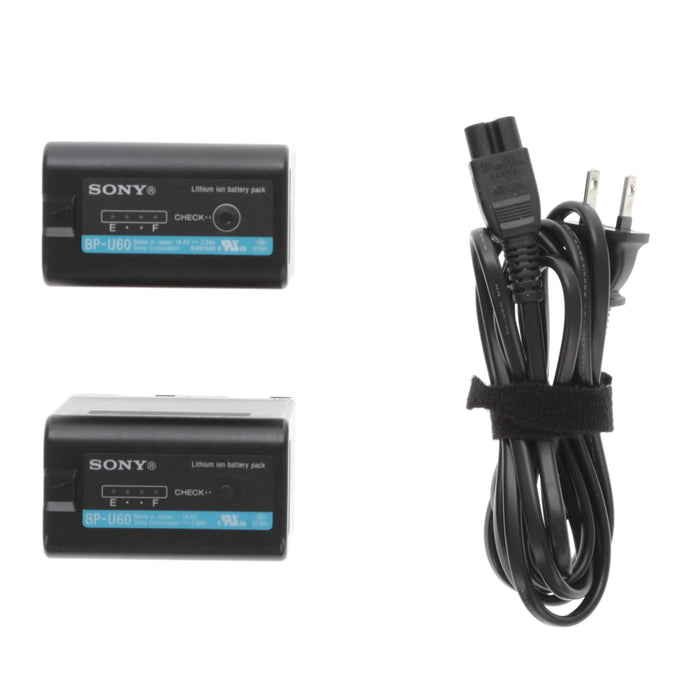 SONY BC-U2A 36W　ソニー 充電器　中古　美品 中古品】SONY BC-U2A バッテリーチャージャー(バッテリーパック2個付属