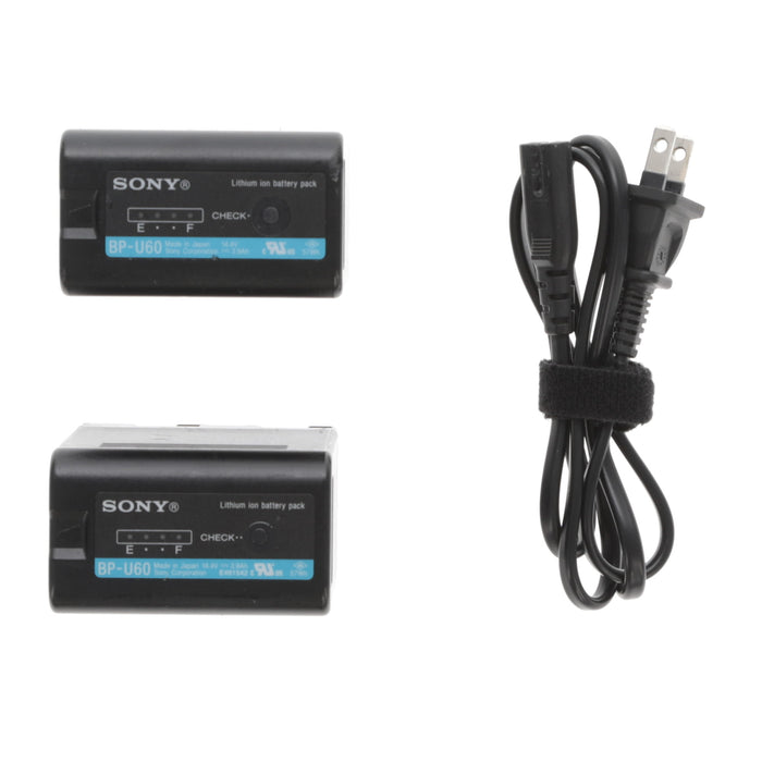 【中古品】SONY BC-U2A バッテリーチャージャー(バッテリーパック2個付属)