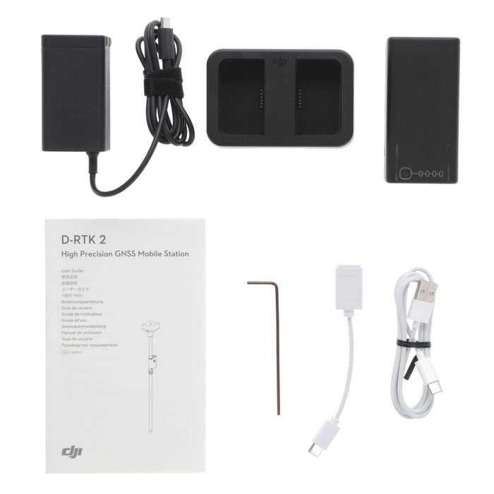 【中古品】DJI D-RTK 2 + 三脚 DJI  高精度 GNSS モバイルステーション + 三脚