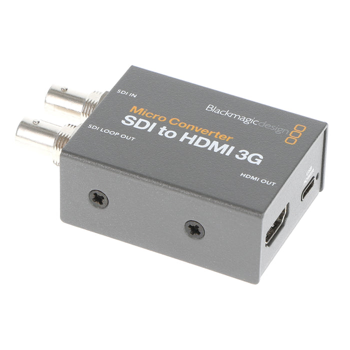 【中古品】BlackmagicDesign CONVCMIC/SH03G/WPSU Micro Converter SDI to HDMI 3G PSU(パワーサプライ付属)