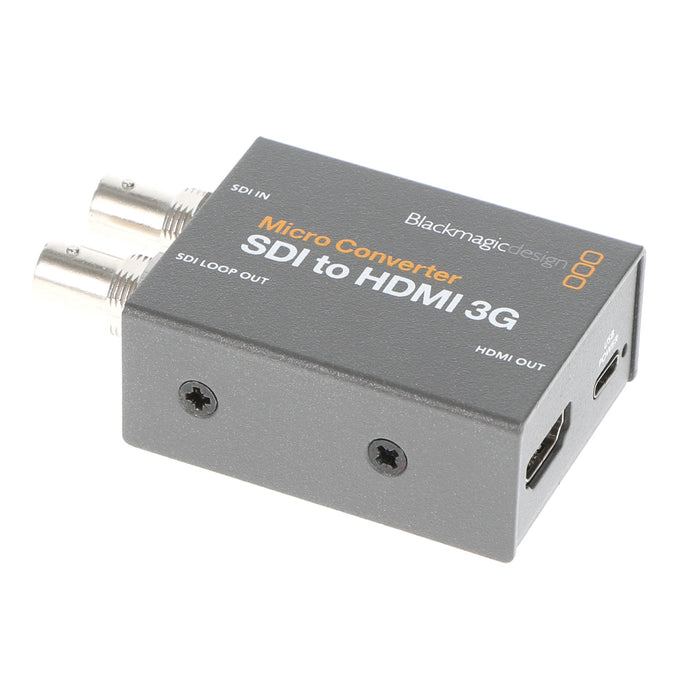 【中古品】BlackmagicDesign CONVCMIC/SH03G/WPSU Micro Converter SDI to HDMI 3G PSU(パワーサプライ付属)
