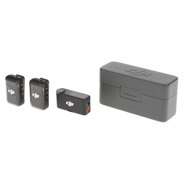 【中古品】DJI DM1021 DJI Mic 2(トランスミッター×2＋レシーバー×1＋充電ケース)