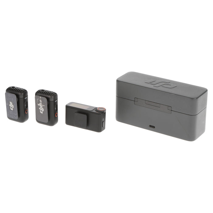 【中古品】DJI DM1021 DJI Mic 2(トランスミッター×2＋レシーバー×1＋充電ケース)