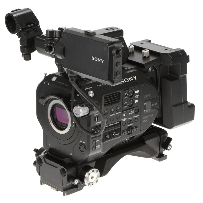 【中古品】SONY PXW-FS7M2 + XDCA-FS7 ＋ VCT-FS7 XDCAMメモリーカムコーダー(ボディのみ)(拡張ユニット/ライトウェイトロッドサポート付属)
