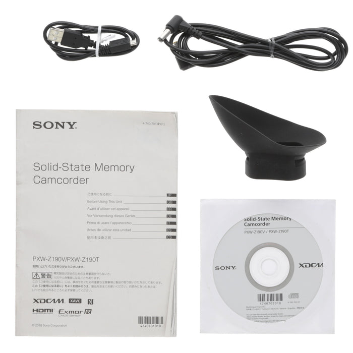 【中古品】SONY PXW-Z190 XDCAMメモリーカムコーダー
