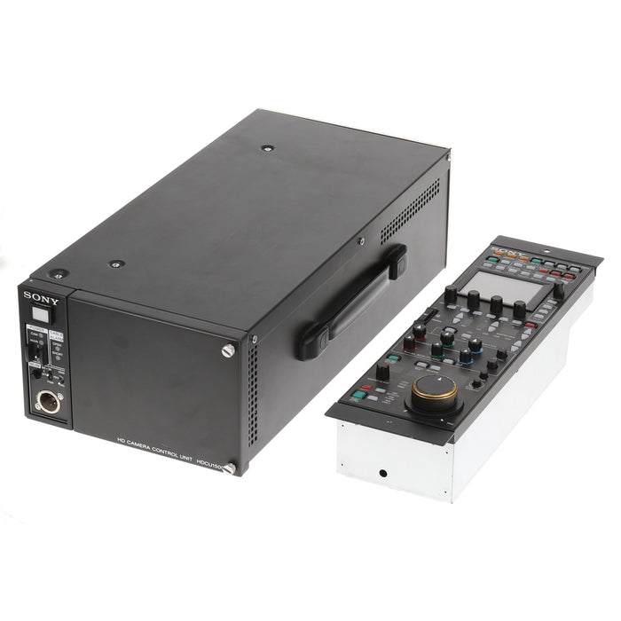 【中古品】SONY HDC-1500R ＋ HDCU-1500 ＋ RCP-1501 マルチフォーマットポータブルカメラ ＋ カメラコントロールユニット