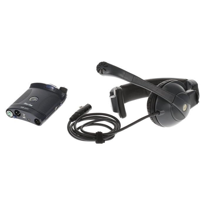 【中古品】Clear-Com RS-601 + CC-95 インターカム・ベルトパック・リモートステーション + 片耳ヘッドセット