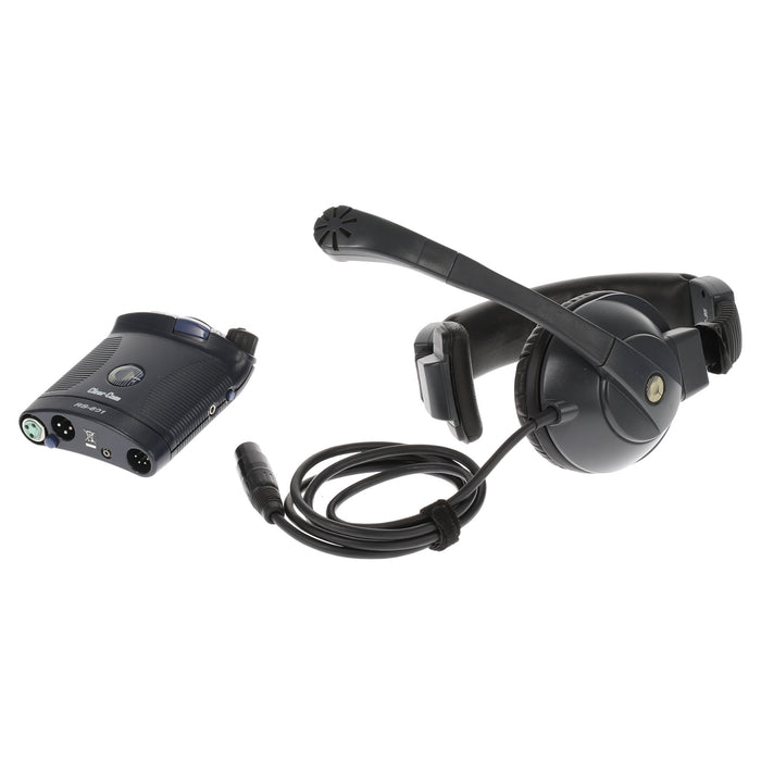 【中古品】Clear-Com RS-601 + CC-95 インターカム・ベルトパック・リモートステーション + 片耳ヘッドセット