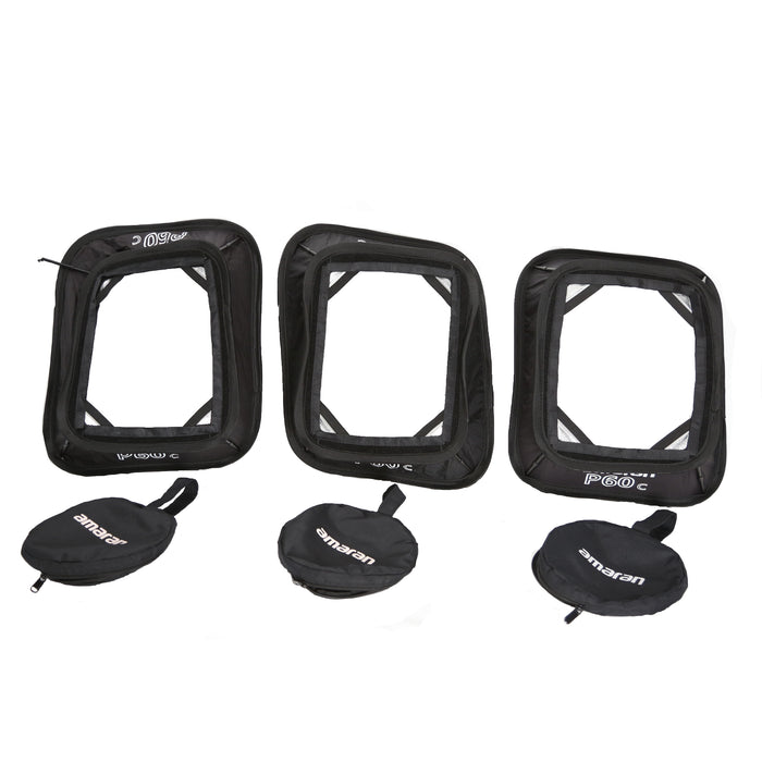 【中古品】Aputure APP60C3kit amaran P60c 3灯キット