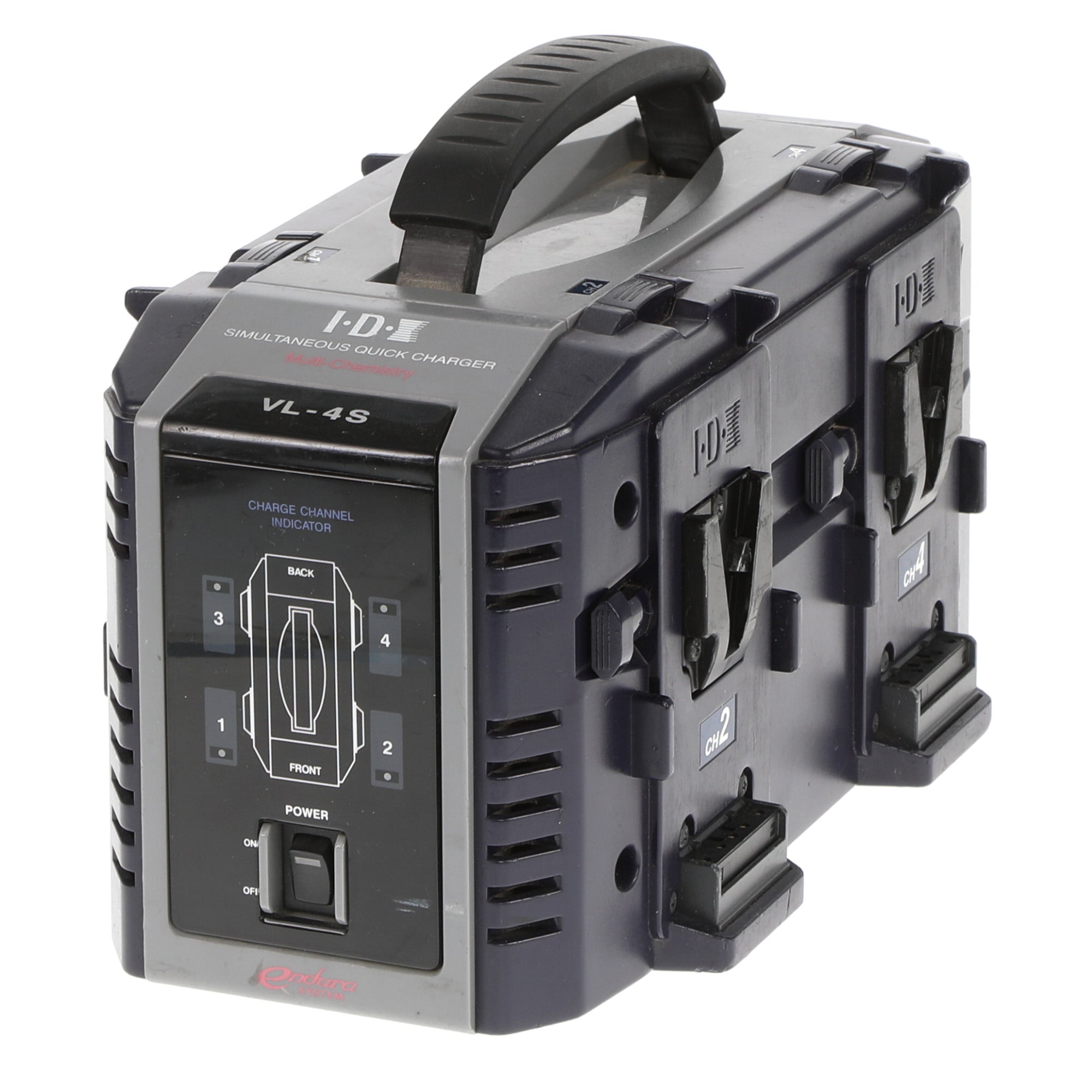 中古品】IDX VL-4S 4連同時急速充電器 - 業務用撮影・映像・音響