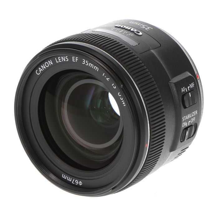 【中古品】Canon EF3520IS 広角単焦点レンズ EF35mm F2 IS USM