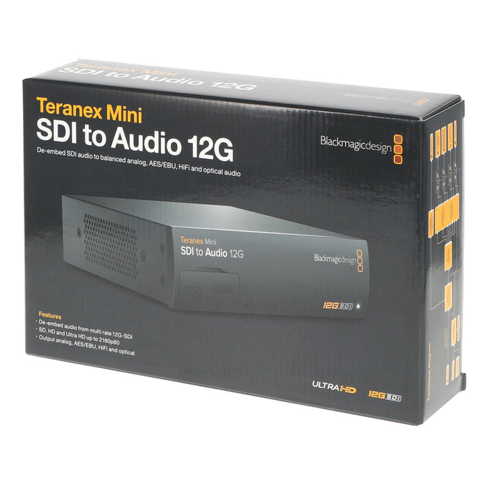 【中古品】BlackmagicDesign CONVNTRM/CA/SDIAU Teranex Mini SDI to Audio 12G