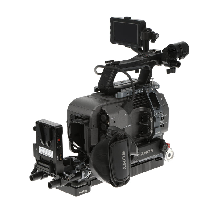 【中古品】SONY PXW-FX9 XDCAMメモリーカムコーダー(ボディのみ、small Rig製リグ付属)