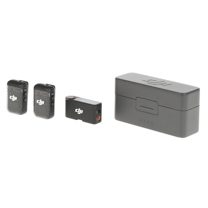 【中古品】DJI DM1021 DJI Mic 2(トランスミッター×2 + レシーバー×1 + 充電ケース)