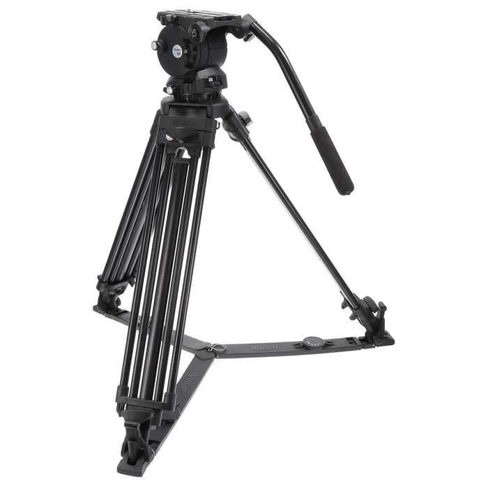【中古品】Vinten V8AS-AP2F Vision8ASセットパッケージ(アルミ製三脚/グランドスプレッダー)(ジャンク品)