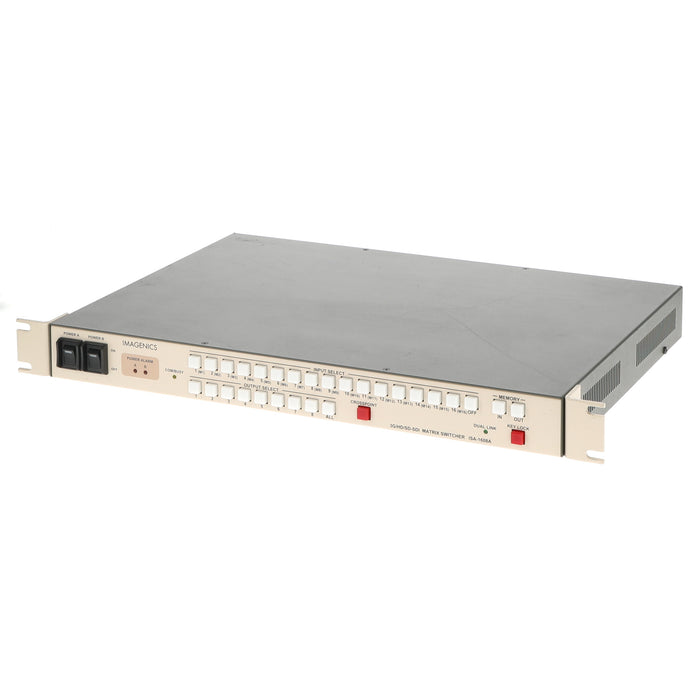 【中古品】IMAGENICS ISA-1608A 16入力8出力HDシリアルデジタルマトリックススイッチャー