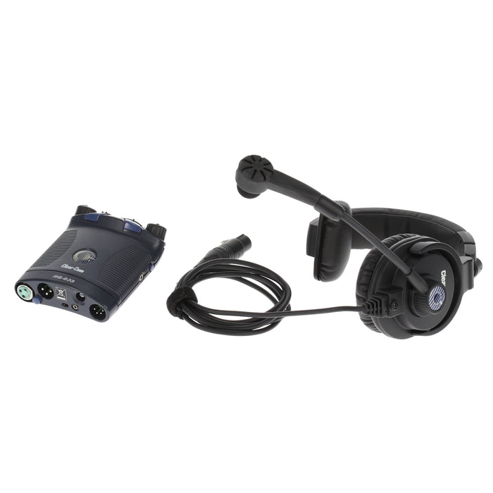 【中古品】Clear-Com RS-603 + CC-300 TW仕様2chベルトパック + 片耳ヘッドセット