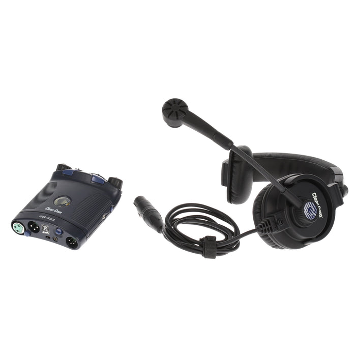 【中古品】Clear-Com RS-603 + CC-300 TW仕様2chベルトパック + 片耳ヘッドセット