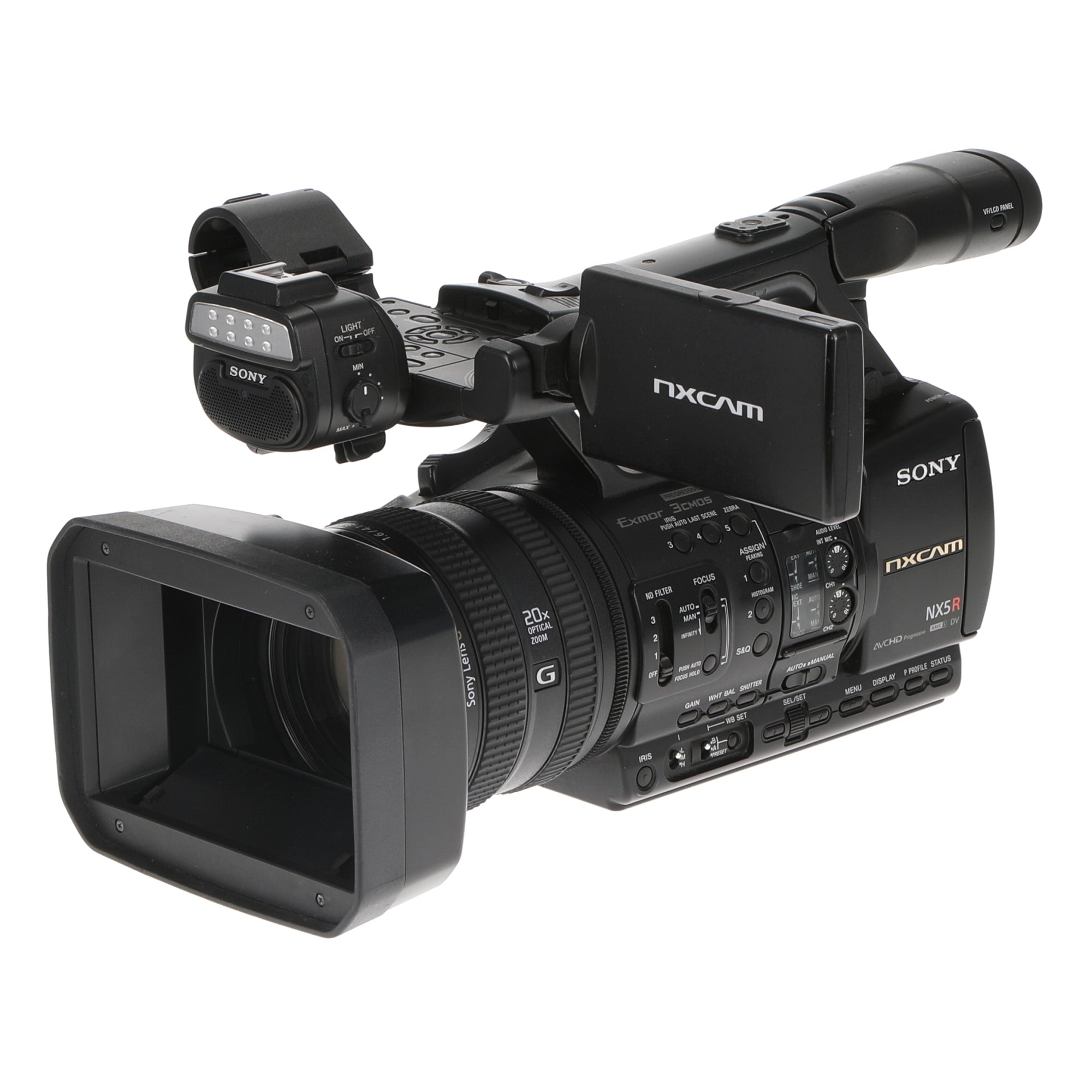 Sony NX5R業務用ビデオカメラ本体 使用感ありジャンク品 中古品】SONY HXR-NX5R NXCAMカムコーダー - 業務用撮影・映像・音響