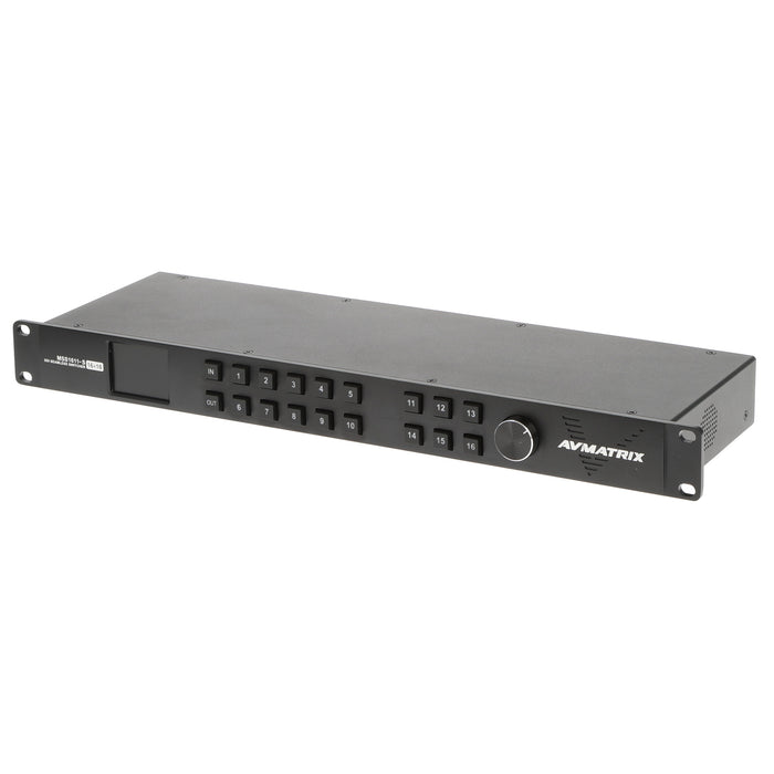 【中古品】AVMATRIX MSS1611-S 1Uラックマウント対応16x16 3G-SDIシームレスマトリックススイッチャー
