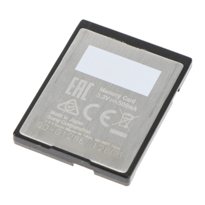 【中古品】SONY QD-G128E XQDメモリーカード Gシリーズ 128GB