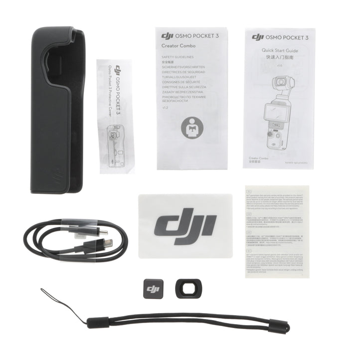 【中古品】DJI OP9913 Osmo Pocket 3 Creator Combo