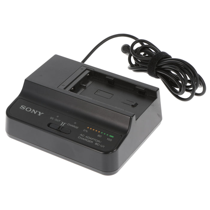 【中古品】SONY BC-U1 バッテリーチャージャー(バッテリーパック1個付属)