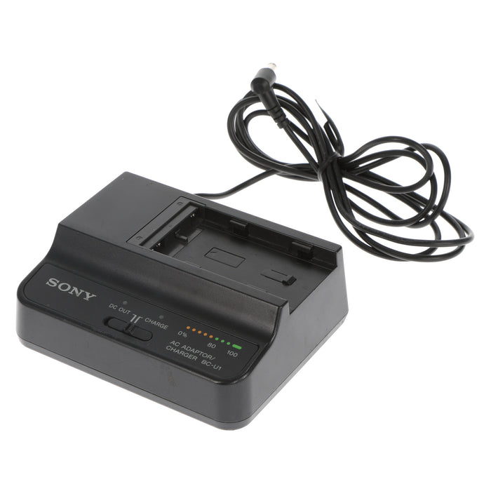 【中古品】SONY BC-U1 バッテリーチャージャー(バッテリーパック1個付属)
