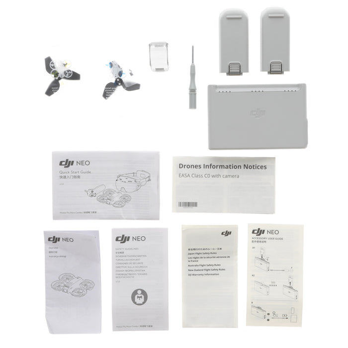【中古品】DJI WB5222 DJI Neo Motion Fly More コンボ[内蔵リモートID対応/事前登録無し]