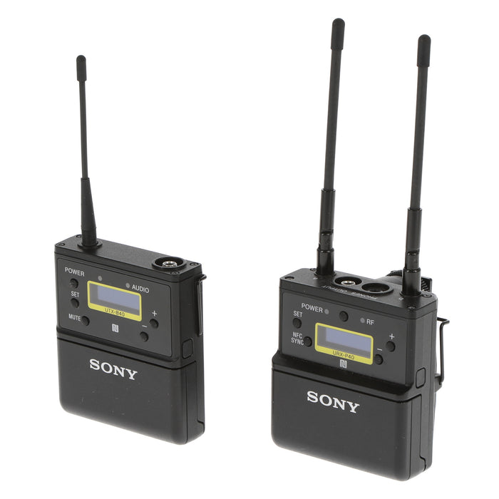 【中古品】SONY UWP-D21 B帯アナログワイヤレスマイクロホンパッケージ(ボディーパックトランスミッター/ポータブルチューナー)