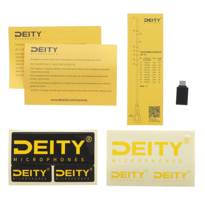 【中古品】Deity Microphones DP040A0043 THEOS デジタルワイヤレス(B帯)プラグオントランスミッター DXTX