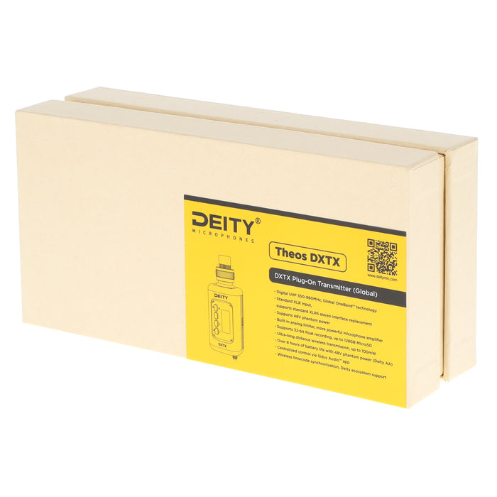【中古品】Deity Microphones DP040A0043 THEOS デジタルワイヤレス(B帯)プラグオントランスミッター DXTX
