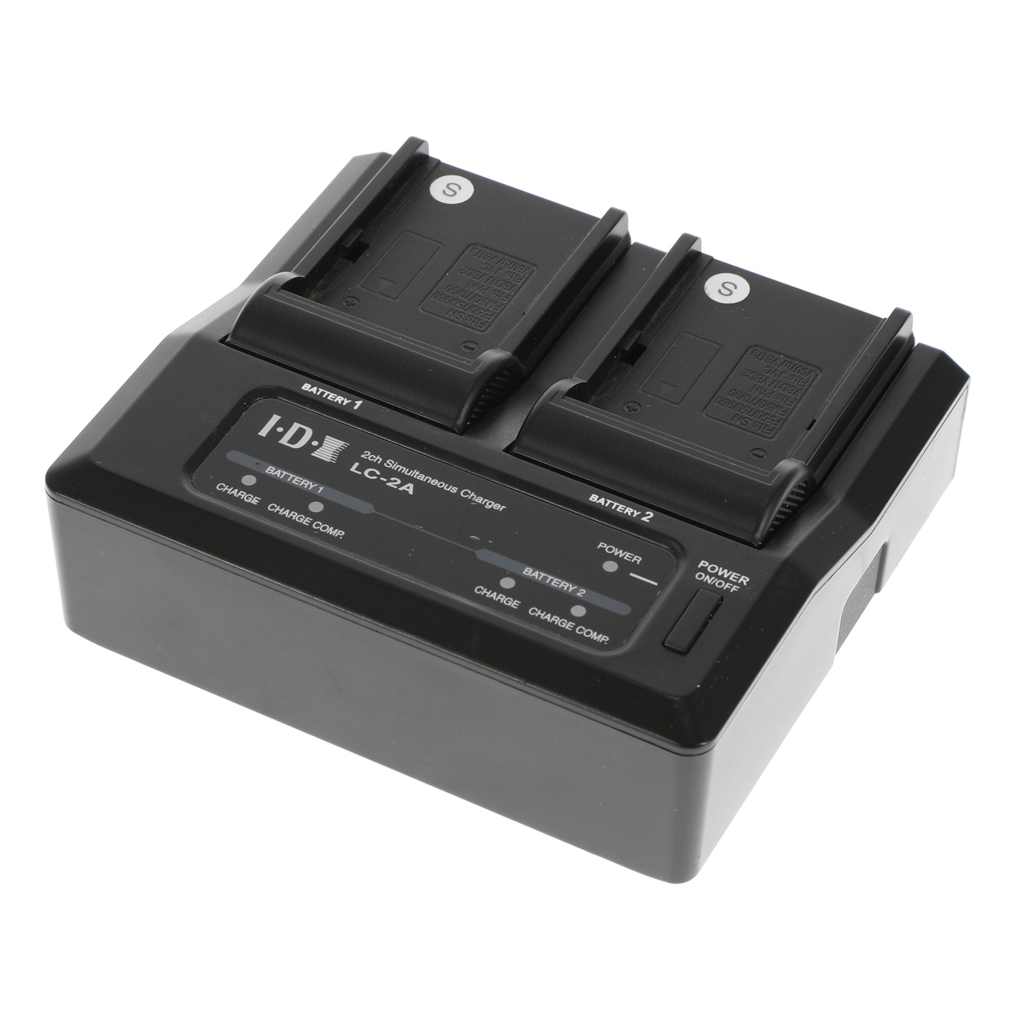 【中古品】IDX LC-2A バッテリーチャージャー 付属品一部欠品 中古品】IDX LC-2A 7.2V/7.4Vリチウムイオンバッテリー2ch同時充電器