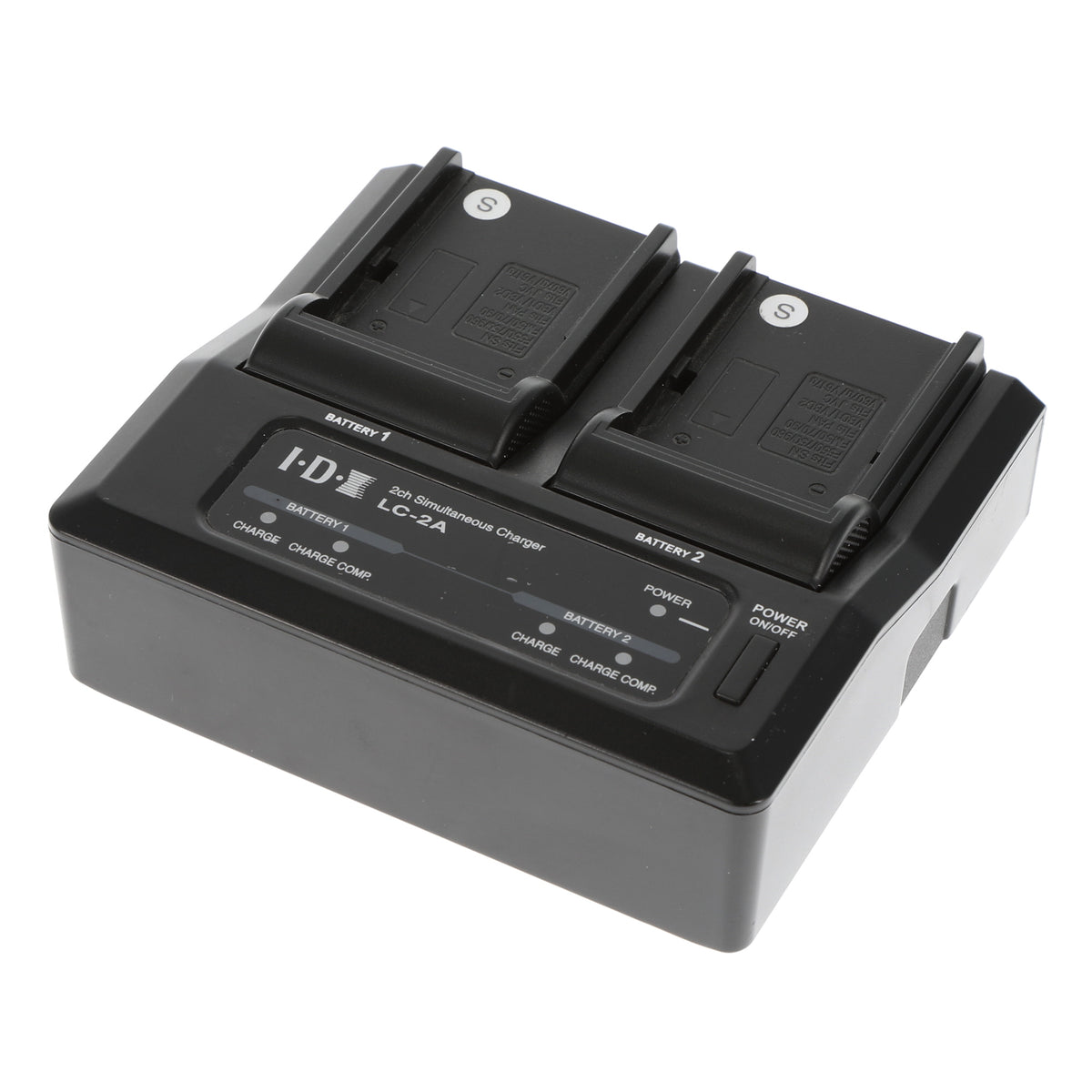 中古品】IDX LC-2A 7.2V/7.4Vリチウムイオンバッテリー2ch同時充電器