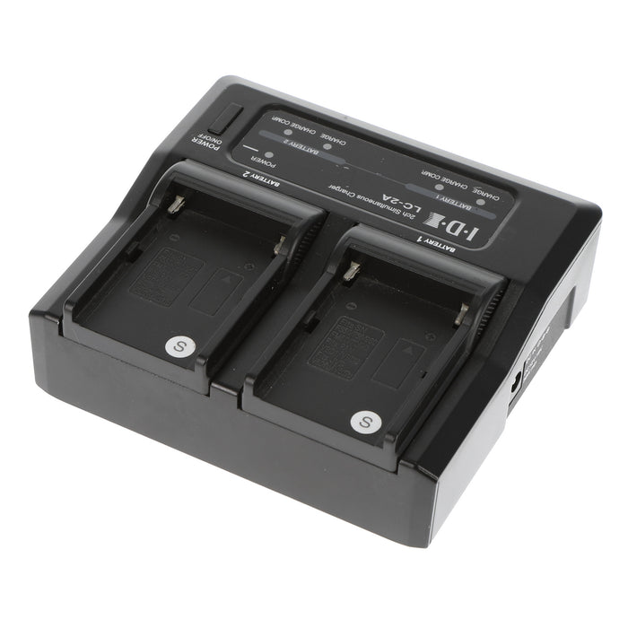 【中古品】IDX LC-2A 7.2V/7.4Vリチウムイオンバッテリー2ch同時充電器